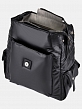 RR-111-117-41-4 Рюкзак женский,нейлон 90%/экок ожа 10%,290x140x400,черный