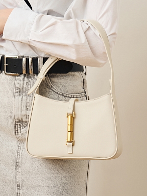 АУГС319000 Сумка женская, натур.кожа 240х70х165,белая