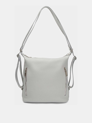 АУГС274700 Сумка женская,натуральная кожа 310*300*110 серая