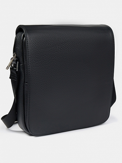 АУГС191400 Сумка мужская нат.кожа 190*230*65  черная