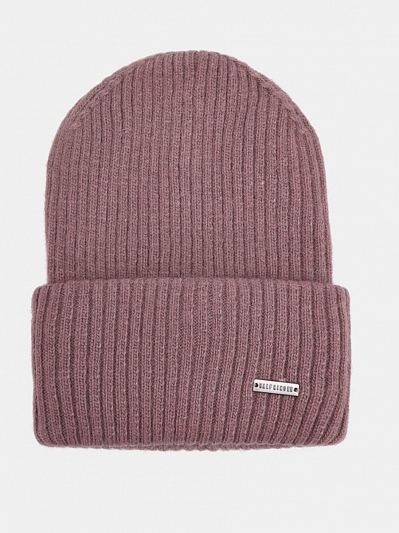 Шапка женская с ангорой, лиловая