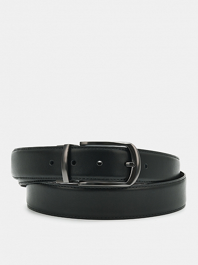 АУГР095100 Ремень мужской Ralf Ringer,нат ур.кожа,130х3,4,черн/коричн