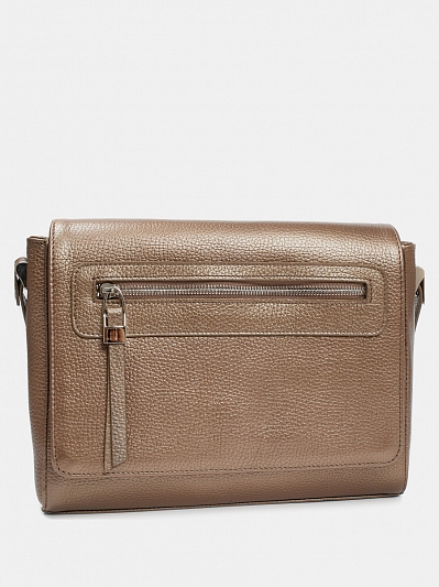 АУГС259700 Сумка женская натур. кожа 250*190*60 бежевая