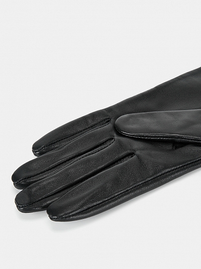 LB-4607-RF-black-6.5_Н Перчатки женские нат.кожа р.6,5 черные