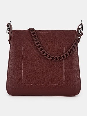 АУГС335000 Сумка женская искусственная ко жа,260x100x230,бордовая