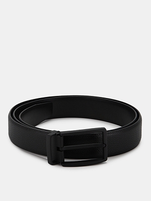 АУГР095300 Ремень мужской Ralf Ringer,нат ур.кожа,130х3,4черный