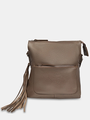 АУГС257700 Сумка женская натур. кожа 290*210*120  оливковая