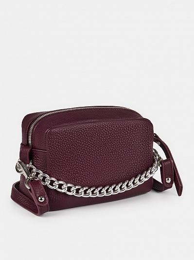 АУГС340400 Сумка женская Ralf Ringer,нату р.кожа,170х70х120,бордовая