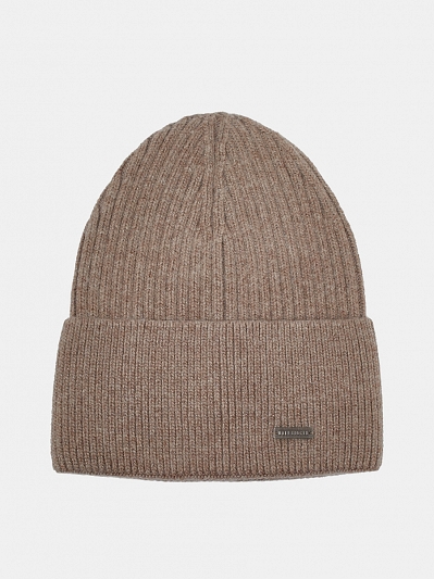 MERSEYSIDE03-P-12_Н Шапка женская 60%нейл,30%виско за,10%ангор,б/разм,бежевая