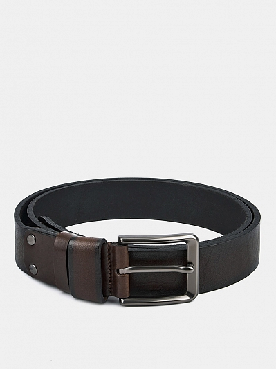 АУГР092200 Ремень мужской натур.кожа, 120-130см,коричневый