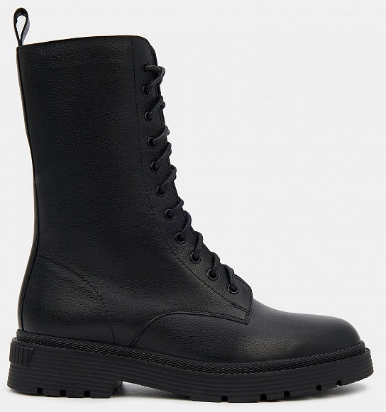 Высокие ботинки женские CORA-S (цвет черный, кожа) — купить по цене 14390р. в интернет-магазине RALF RINGER