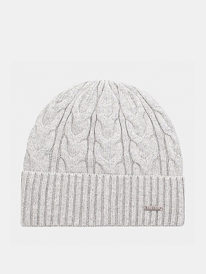 110322P-14300-08/90_Н Шапка женская 60%нейлон,30%вис коз,10%ангор,без/разм.св.серая