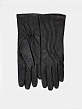 LB-0636-RF-black-6.5_Н Перчатки женские нат.кожа р.6,5 черные