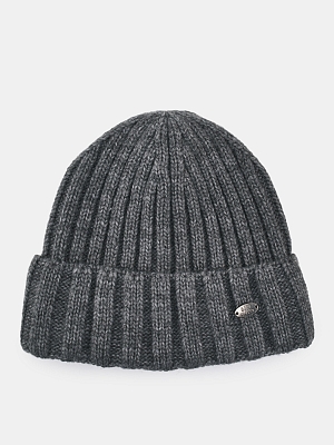 АУГЧ089900_Н Шапка мужская Ralf Ringer 50% шерсть,50%акрил,серая