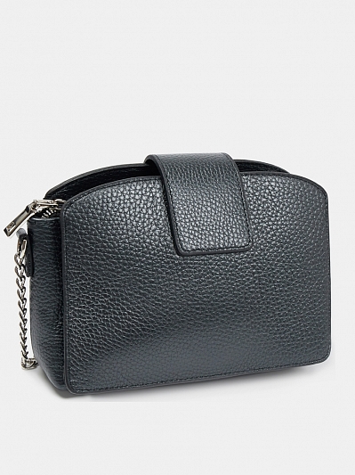 АУГС259300 Сумка женская натур. кожа 210*130*100 черная