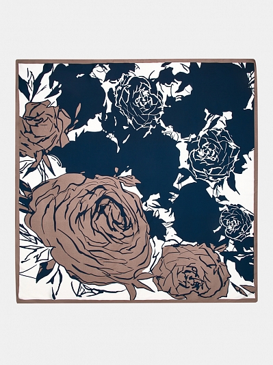 170313P-22987-04 Палантин женский Ralf Ringer 100%полиэстер,90х90,синий