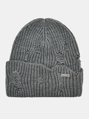 АУГЧ092500_Н Шапка женская Ralf Ringer 50% шерсть,50%акрил,серая