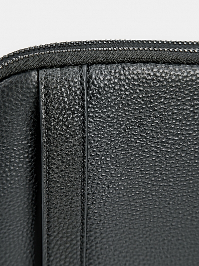 АУГС329700 Сумка мужская натуральная кожа ,160х50х250,черная