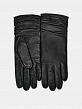 LB-8228-RF-black-7.5_Н Перчатки жен.нат.кожа70%шерсть ,30% акрил р.7,5 черные