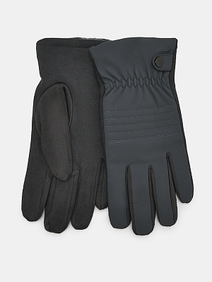 АУГП113000_Н Перчатки мужские Ralf Ringer, 100%полиэстер,один размер,сер