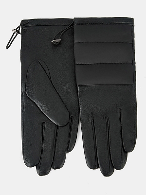 141322P-13890-01-7_Н Перчатки женские Ralf Ringer,н атур.кожа,полиэстер,р.7,черные