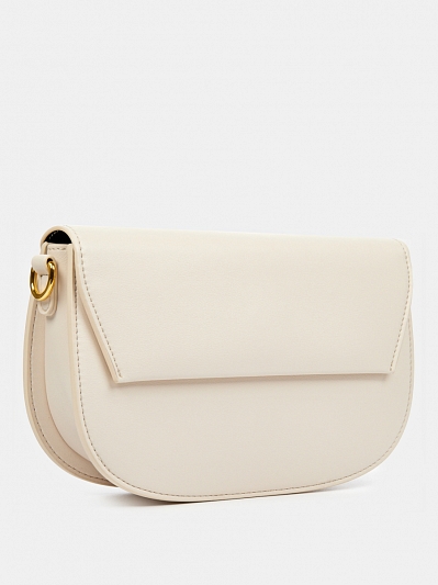 27307/31 Сумка женская,BAGGINI,иск. кожа 25*17*6, молочная