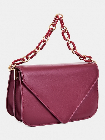 R27337/60 Сумка женская, иск. кожа ,210x50x160,бордовая