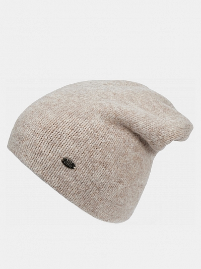 RF-A53010-Бежево-коричневый_Н Шапка женская Labbra 50%шерсть 50%акрил р.57 бежево-коричнева
