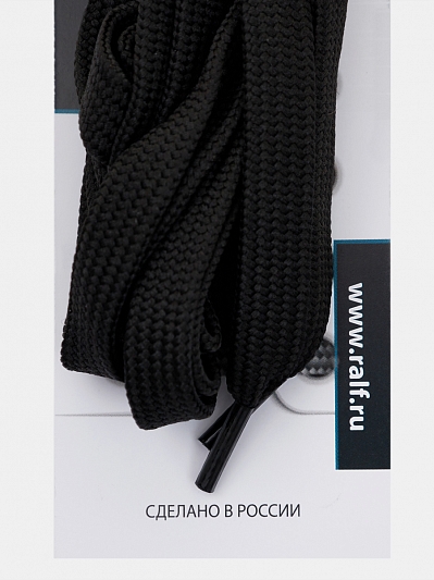 403-10-черн-90 Шнурки для обуви плоские черный