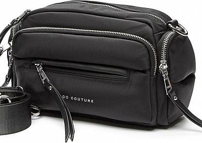 338108/08-01RF Сумка женская, нейлон ,15x24x11,черная