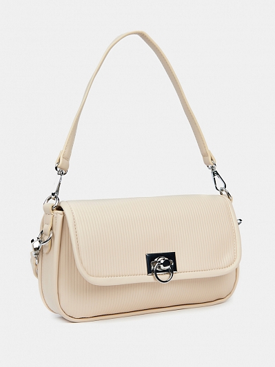 R27447/31 Сумка женская, искуств.кожа 28*16*5 , бежевая