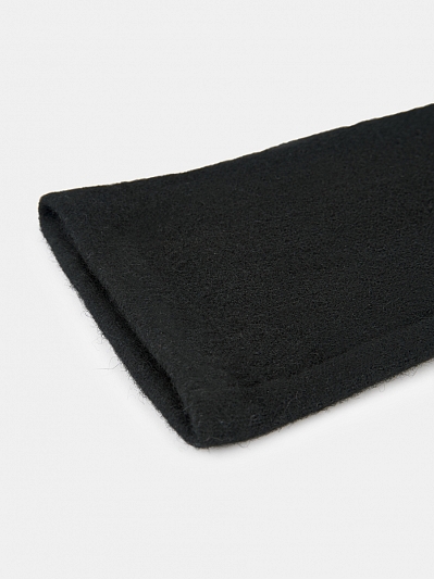 TOUCH-LB-PH-64-RF-black-M_Н Перчатки жен.трикотаж 80% шерсть,20% нейлон,р.М черные