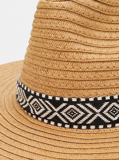 110312P-17140-12_Н Шляпа женская, Ralf Ringer,100 %солома,57 р.,бежевая