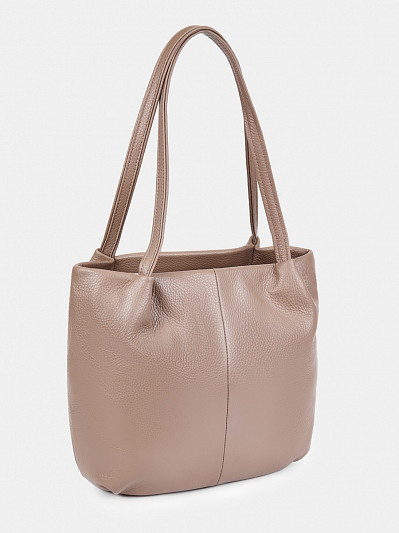 АУГС304600 Сумка женская,натуральная кожа ,270x335x120,тем-беж