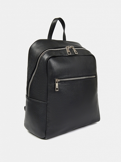 АУГЗ031900 Рюкзак женский нат.кожа 250*320*100 черный