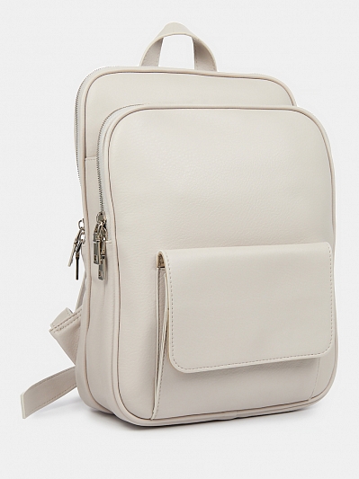 АУГЗ046100 Рюкзак женский  искусст.кожа 250*340*100 бежевый