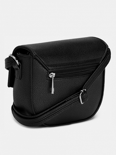 Сумка кросс-боди женская, черная, 21х15х6