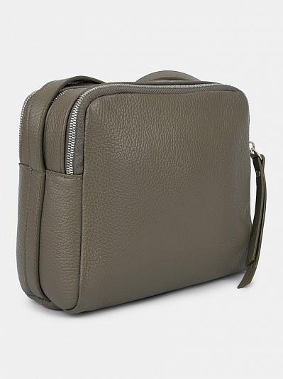 АУГС259200 Сумка женская натур. кожа 230*190*90 оливковая