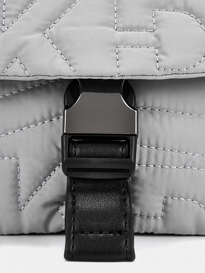 Сумка женская, серая,  25*11*18 