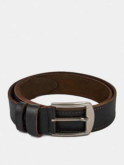 АУГР091800 Ремень мужской натур.кожа, 120-130см,коричневый