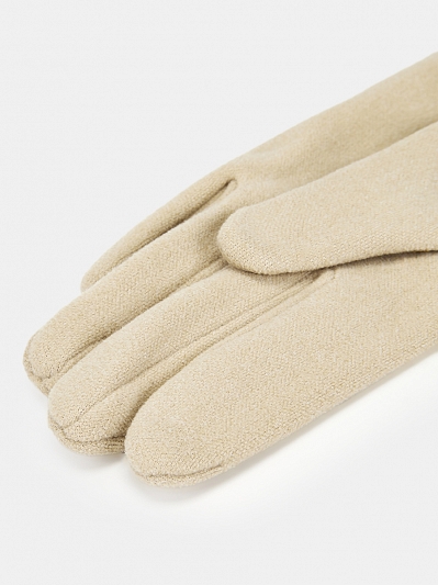 АУГП112200_Н Перчатки женские Ralf Ringer, 100%полиэстер,один размер,беж